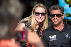 Dempsey Proton Competition: Patrick Dempsey with a fan