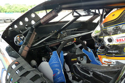 Matt Brabham tests a Late Model from David Gilliland Racing