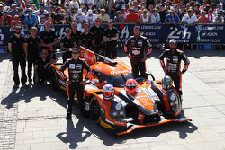 #28 G-Drive Racing Ligier JS P2: Ricardo Gonzalez, Pipo Derani, Gustavo Yacaman