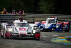 #9 Audi Sport Team Joest Audi R18 e-tron quattro : René Rast, Filipe Albuquerque, Marco Bonanomi