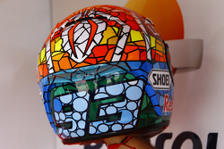 Le casque de Marc Marquez, Repsol Honda Team