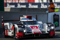 #9 Audi Sport Team Joest Audi R18 e-tron quattro: René Rast, Filipe Albuquerque, Marco Bonanomi