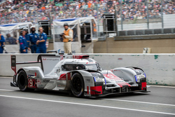 #9 Audi Sport Team Joest Audi R18 e-tron quattro: René Rast, Filipe Albuquerque, Marco Bonanomi