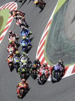 Départ : Jorge Lorenzo, Yamaha Factory Racing mène