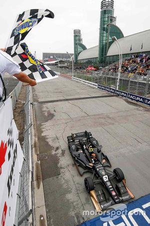 Josef Newgarden, CFH Racing Chevrolet takes the win