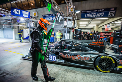 Pit stop per #30 Extreme Speed Motorsports Ligier JS P2: Scott Sharp, David Heinemeier Hansson, Ryan