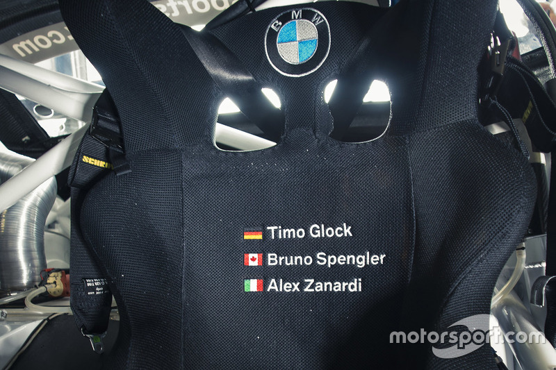 Timo Glock, Alex Zanardi, Bruno Spengler proban el BMW Z4 GT3 de Roal Motorsport