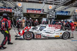 Pit stop for #12 Rebellion Racing Rebellion R-One: Nicolas Prost, Nick Heidfeld, Mathias Beche