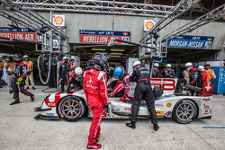 Pit stop for #12 Rebellion Racing Rebellion R-One: Nicolas Prost, Nick Heidfeld, Mathias Beche