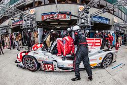 Pit stop for #12 Rebellion Racing Rebellion R-One: Nicolas Prost, Nick Heidfeld, Mathias Beche