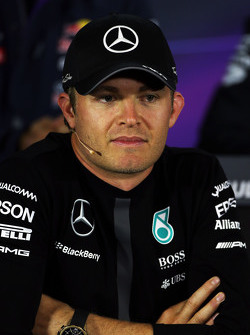 Nico Rosberg, Mercedes AMG F1 en conferencia de prensa de la FIA