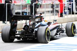 Fernando Alonso, McLaren MP4-30 dettaglio diffusore posteriore