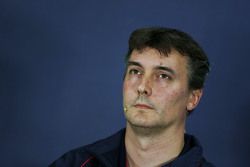 James Key, directeur technique de Scuderia Toro Rosso lors de la conférence de presse de la FIA