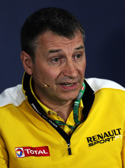 Rob White, Renault Sport Deputy Managing Director, in the FIA Press Conference