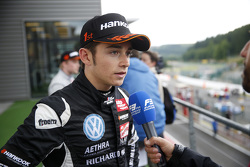 Race winner Charles Leclerc, Van Amersfoort Racing Dallara F312 Volkswagen