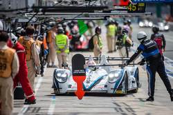 Pit stop for #41 Greaves Motorsport Gibson 015S: Gary Hirsch, Gaëtan Paletou, Jon Lancaster