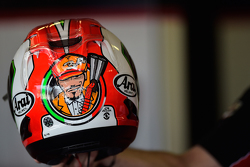 Le casque de Davide Giugliano, Ducati Team