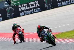 Tom Sykes, Kawasaki y Davide Giugliano, Ducati Team