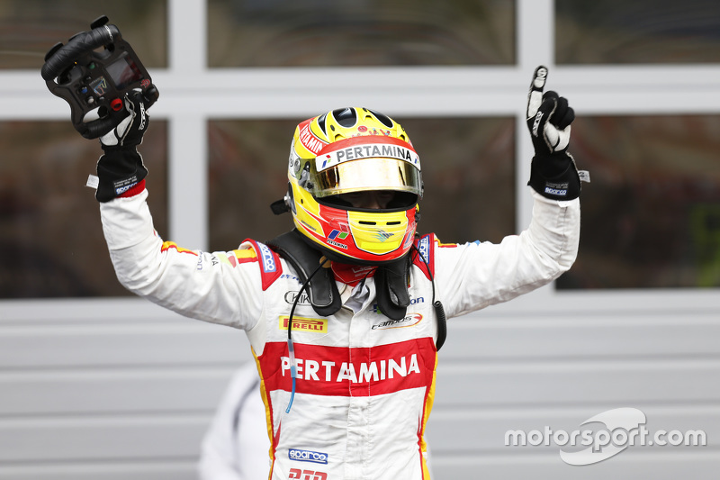 Le vainqueur Rio Haryanto, Campos Racing