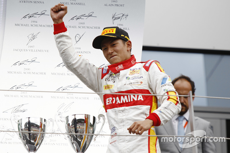 Race winner Rio Haryanto, Campos Racing