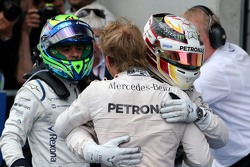 Nico Rosberg, Mercedes AMG F1 Team et Lewis Hamilton, Mercedes AMG F1 Team
