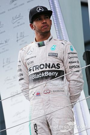 Lewis Hamilton, Mercedes AMG F1 no pódio