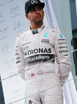 Lewis Hamilton, Mercedes AMG F1 no pódio