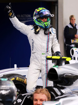 Felipe Massa, Williams celebra su tercer puesto