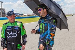 Jeff Ward, Chip Ganassi Racing Ford et Ken Block, Hoonigan Racing Division Ford