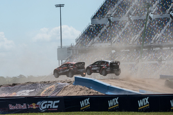 Steve Arpin, Chip Ganassi Racing Ford and Nelson Piquet Jr., SH Racing Rallycross Ford