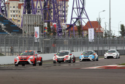 Sergey Afanasyev, SEAT Leon, Craft Bamboo Racing LUKOIL e Gianni Morbidelli, Honda Civic TCR, West C