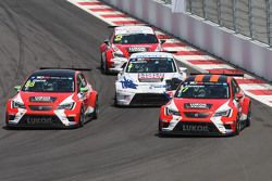 Jordi Gene, SEAT Leon, Craft Bamboo Racing LUKOIL; Sergey Afanasyev, SEAT Leon, Craft Bamboo Racing 