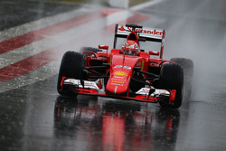 Antonio Fuoco, Ferrari SF15-T na chuva forte