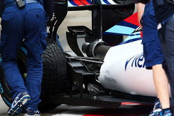 Susie Wolff, Williams FW37 piloto de desenvolvimento correndo com asa à frente da roda traseira