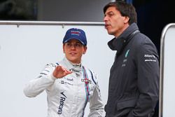 Susie Wolff, pilote de développement Williams avec son mariToto Wolff, Président exécutif de Mercedes AMG F1