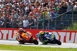 Valentino Rossi, Yamaha Factory Racing et Marc Marquez, Repsol Honda Team