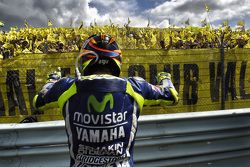 Le vainqueur Valentino Rossi, Yamaha Factory Racing