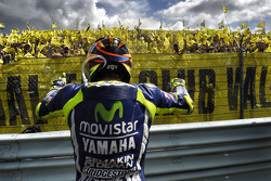 Le vainqueur Valentino Rossi, Yamaha Factory Racing