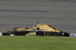 Ryan Briscoe, Schmidt Peterson Motorsports Honda no forte acidente