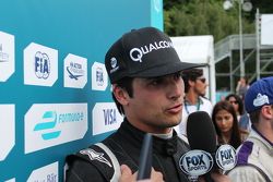 Nelson Piquet Jr., China Racing, célèbre son titre de Champion Formule E