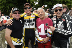 Kenny Roberts, Valentino Rossi, Yamaha Factory Racing, Giacomo Agostini et Phil Read