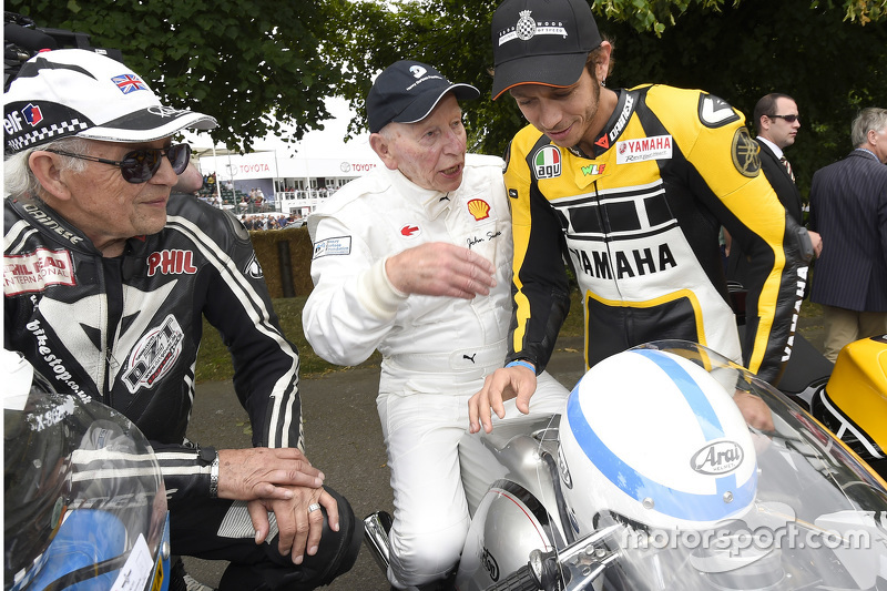 John Surtees and Valentino Rossi, Yamaha Factory Racing