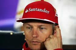 Kimi Raikkonen, Ferrari, alla Conferenza Stampa FIA 