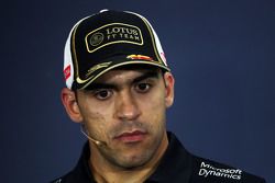 Pastor Maldonado, Lotus F1 Team in the FIA Press Conference
