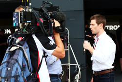 Anthony Davidson, apresentador da Sky Sports F1