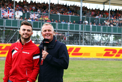 Will Stevens, Manor F1 Team avec Johnny Herbert, Sky Sports F1