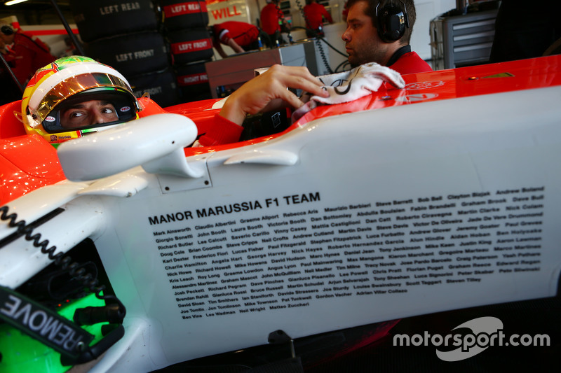 Roberto Merhi, Manor F1 Team