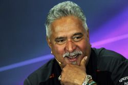 Виджей Малья, владелец команды Sahara Force India F1 Team на пресс-конференции FIA
