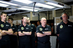 Lotus F1 Team mechanics