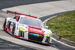 #4 Phoenix Racing Audi R8 LMS: Marc Basseng, Marcel Fässler, Mike Rockenfeller, Frank Stippler